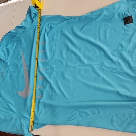 Nike Pro Shirt Mens Size M Athletic Dri-Fit Blue - Picture 7 of 10